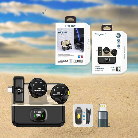 Wireless dual microphone